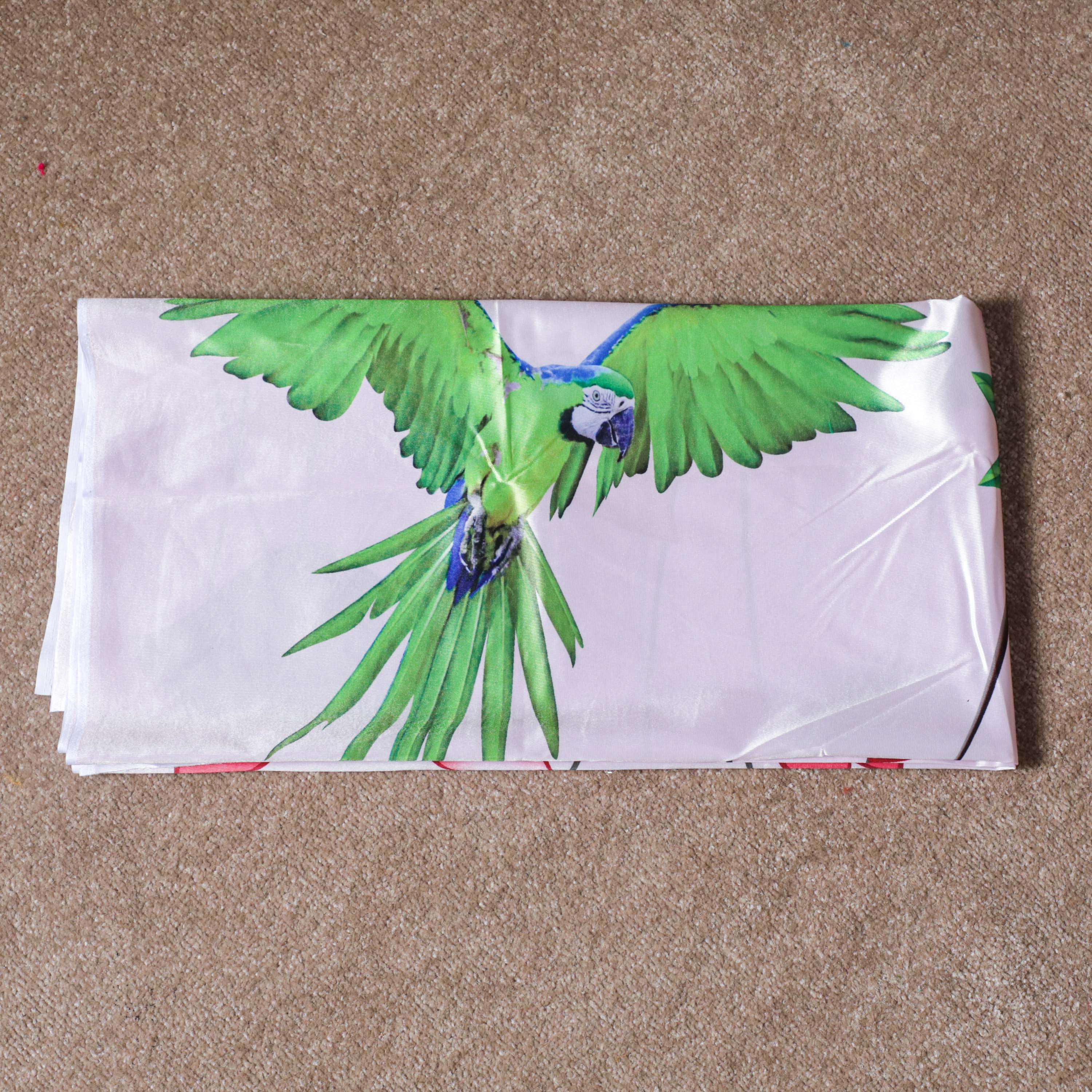 Pichwai Lotus & Parrot Backdrop Cloth